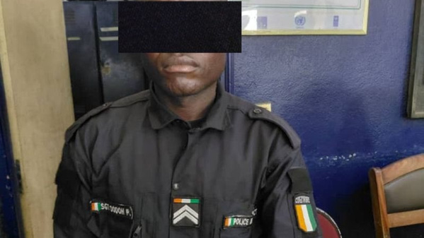 Un faux policier arrêté à Adjamé après des vols © Crédit photo DR
