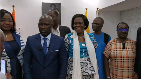 Blé Goudé soutient à la candidature de Simone Gbagbo à la présidentielle 2025 © Crédit photo DR