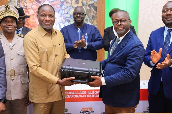 Trente drones déployés contre l'orpaillage illégal en Côte d'Ivoire © Crédit photo DR Trente drones déployés contre l'orpaillage illégal en Côte d'Ivoire © Crédit photo DR