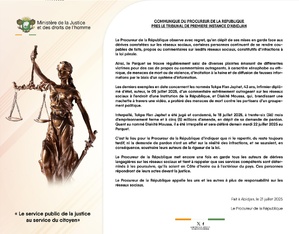Arrestation et condamnation de l'infirmier Tokpa Flan Japhet : le Procureur livre enfin les raisons