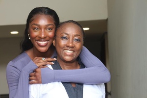 Yolande Yacé, mère d'Olivia Yacé, réagit à la sélection Miss Univers 2025 de sa fille © Crédit photo DR Yolande Yacé, mère d'Olivia Yacé, réagit à la sélection Miss Univers 2025 de sa fille © Crédit photo DR