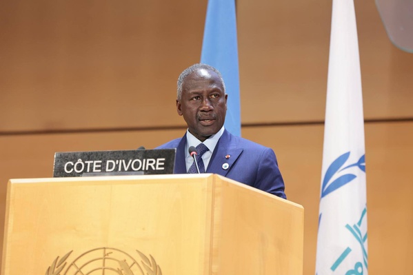 Bictogo plaide pour le multilatéralisme à Genève © Crédit photo DR Bictogo plaide pour le multilatéralisme à Genève © Crédit photo DR