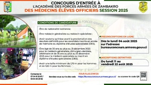 Inscriptions concours militaire AFA 2025 Côte d'Ivoire lancées : Conditions d'éligibilité et liste des pièces à fournir