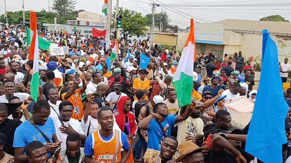 Les premières images de la marche du Front commun PDCI PPA-CI ce 9 août à Yopougon © Crédit photo DR Les premières images de la marche du Front commun PDCI PPA-CI ce 9 août à Yopougon © Crédit photo DR