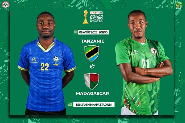 CHAN 2024 : Tanzanie-Madagascar, match décisif du groupe B ce samedi © Crédit photo DR CHAN 2024 : Tanzanie-Madagascar, match décisif du groupe B ce samedi © Crédit photo DR