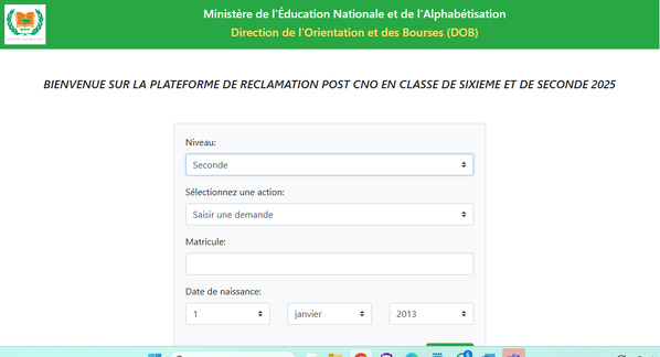 Réorientation seconde 2025 en Côte d'Ivoire © Crédit photo DR