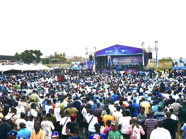 Depuis Yopougon, Gbagbo annonce des marches anti-4ème mandat © Crédit photo DR Depuis Yopougon, Gbagbo annonce des marches anti-4ème mandat © Crédit photo DR