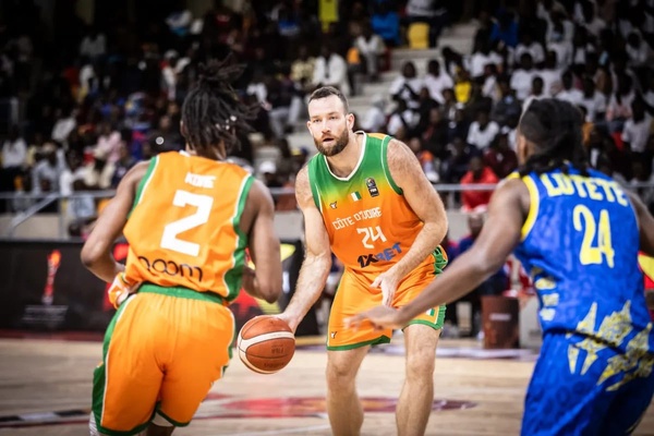 Les Éléphants de Côte d'Ivoire qualifiés pour les quarts de finale Afrobasket 2025 © Crédit photo DR