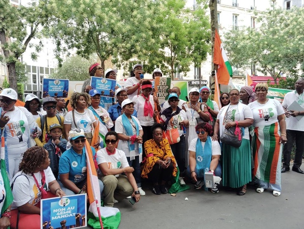 Marche des femmes du front commun PDCI PPA-CI ce 30 août 2025 © Crédit photo DR