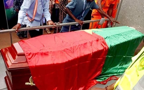 La dépouille d’Alino Faso est arrivée à Ouagadougou © Crédit photo DR La dépouille d’Alino Faso est arrivée à Ouagadougou © Crédit photo DR