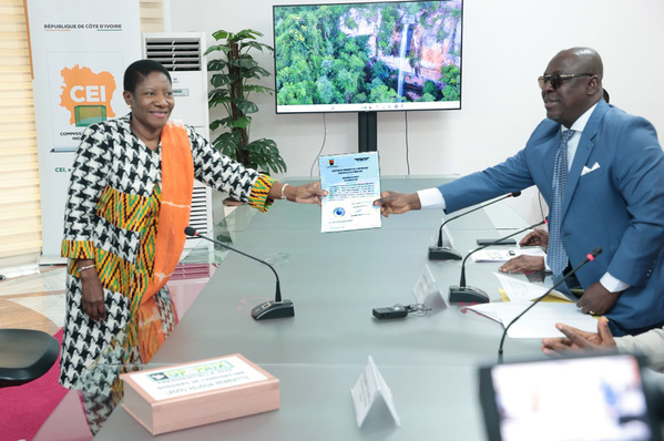 Henriette Lagou dépose sa candidature pour la présidentielle 2025 en Côte d'Ivoire © Crédit photo DR