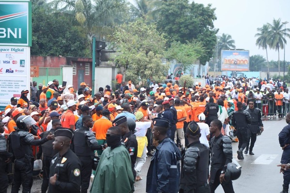 Alassane Ouattara dépose sa candidature le 26 août 2025 à Abidjan à la CEI © Crédit photo DR