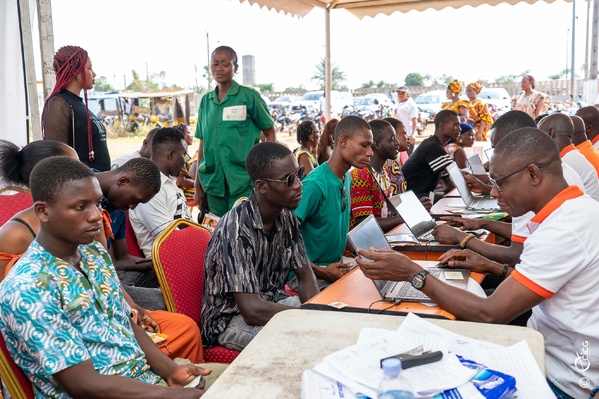 DAIP CI - Recrutement à Bouaké de 40 jeunes pour le projet de formation-insertion dans les TIC © Crédit photo DR DAIP CI - Recrutement à Bouaké de 40 jeunes pour le projet de formation-insertion dans les TIC © Crédit photo DR