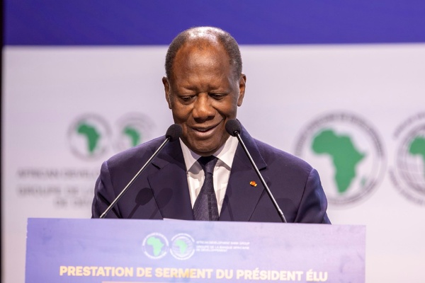 Discours d'Alassane Ouattara le 1er septembre 2025 à Abidjan lors de la cérémonie d'investiture de Sidi Ould Tah © Crédit photo DR Discours d'Alassane Ouattara le 1er septembre 2025 à Abidjan lors de la cérémonie d'investiture de Sidi Ould Tah © Crédit photo DR