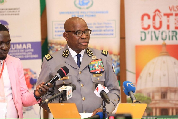 L'indice de sécurité de la Côte d'Ivoire passe de 6,8 en 2011 à 1,2 en 2025 relève le général Apalo Touré © Crédit photo DR L'indice de sécurité de la Côte d'Ivoire passe de 6,8 en 2011 à 1,2 en 2025 relève le général Apalo Touré © Crédit photo DR