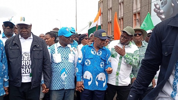Le préfet d'Abidjan interdit la marche du Front Commun PPA-CI PDCI du 4 octobre   © Crédit photo DR