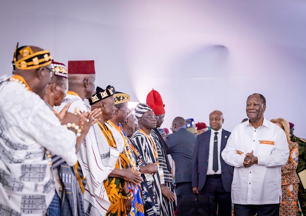 Ouattara à l'opposition depuis Yamoussoukro pour sa campagne électorale © Crédit photo DR Ouattara à l'opposition depuis Yamoussoukro pour sa campagne électorale © Crédit photo DR
