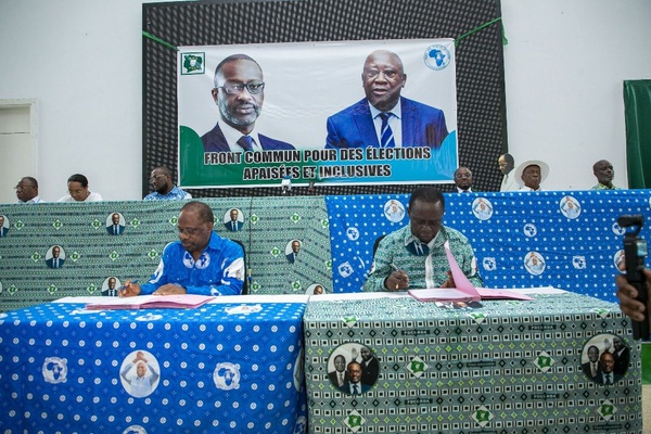 Le Front Commun PPA-CI PDCI conteste la réélection d'Alassane Ouattara et dénonce des violences meurtrières © Crédit photo DR Le Front Commun PPA-CI PDCI conteste la réélection d'Alassane Ouattara et dénonce des violences meurtrières © Crédit photo DR