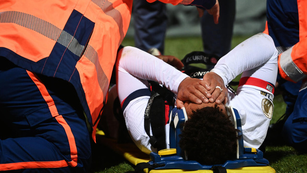 Désiré Doué blessé © Crédit photo DR