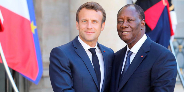 Emmanuel Macron félicite Alassane Ouattara pour sa réélection © Crédit photo DR
