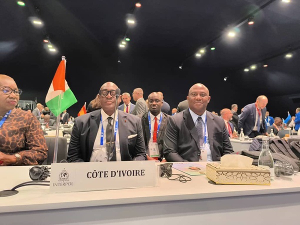 La Police ivoirienne participe à la 93è assemblée générale d'Interpol au Maroc © Crédit photo DR La Police ivoirienne participe à la 93è assemblée générale d'Interpol au Maroc © Crédit photo DR