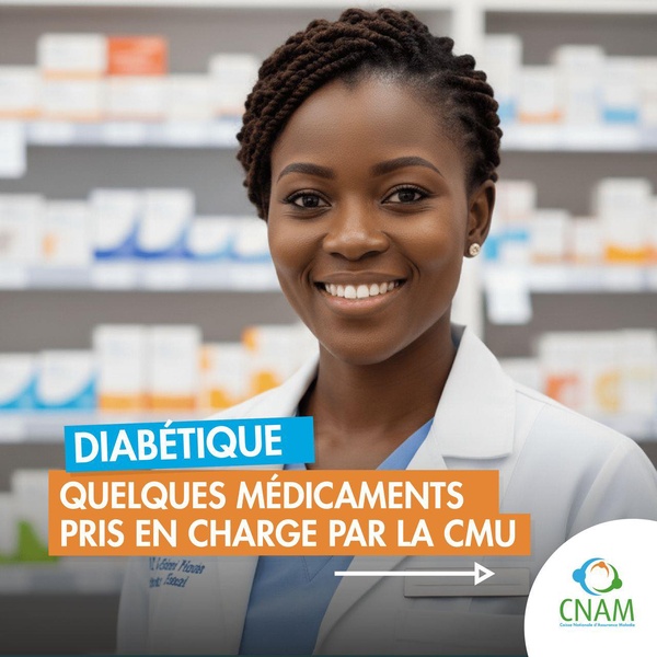 Diabète en Côte d'Ivoire : ces médicaments désormais pris en charge jusqu'à 70% par la CMU © Crédit photo DR