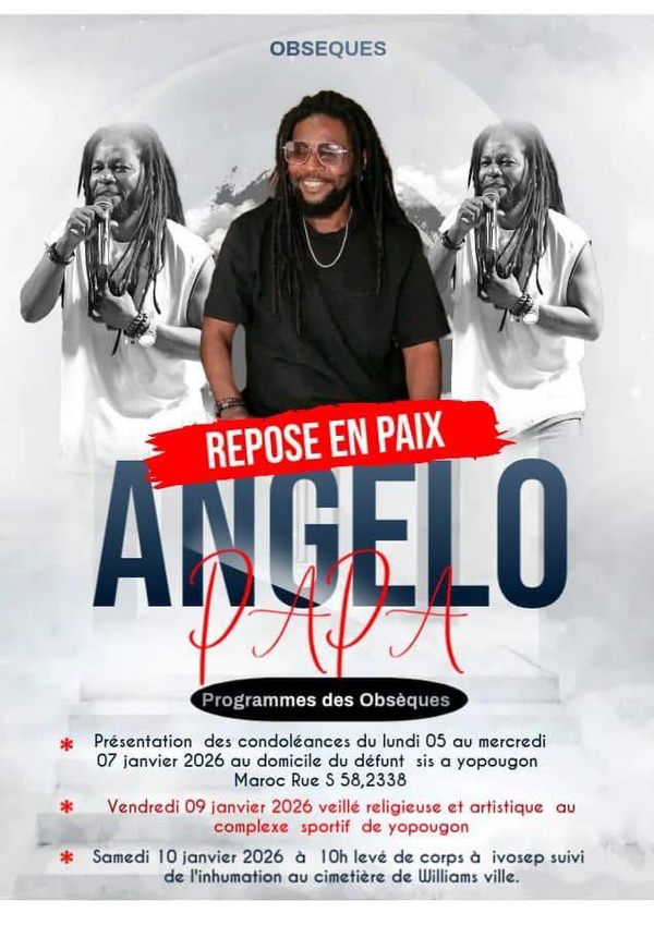 Obsèques d'Angelo Papa : voici le programme et dates des cérémonies