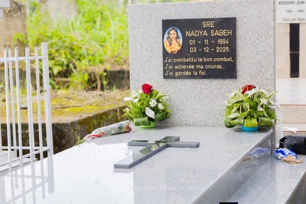 Nadiya Sabeh, profanation de sa tombe ce dimanche © Crédit photo DR