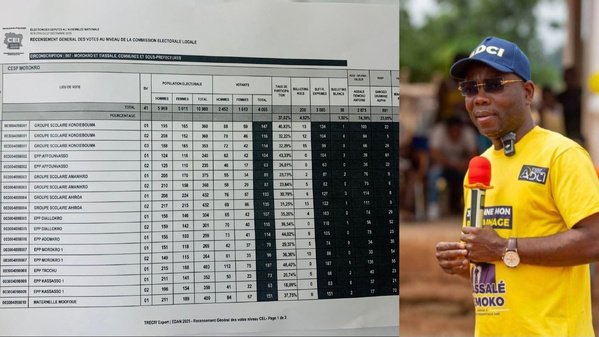 Législatives 2025, Assalé Tiémoko fait la "lumière sur un braquage électoral à Tiassalé" © Crédit photo DR