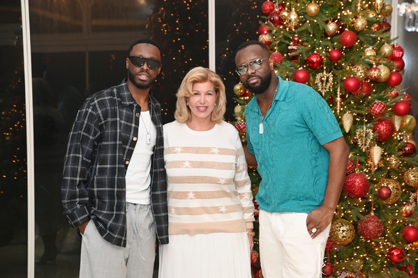 Dominique Ouattara reçoit GIMS et Dadju à Abidjan © Crédit photo DR