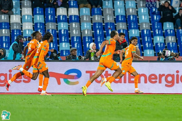 La Côte d'Ivoire a battu le Burkina Faso 3-0 le 6 janvier 2026 à Marrakech © Crédit photo DR