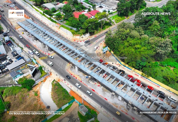 L'Échangeur École de Police de Cocody partiellement fermé du 30 janvier au 1er février 2026 © Crédit photo DR