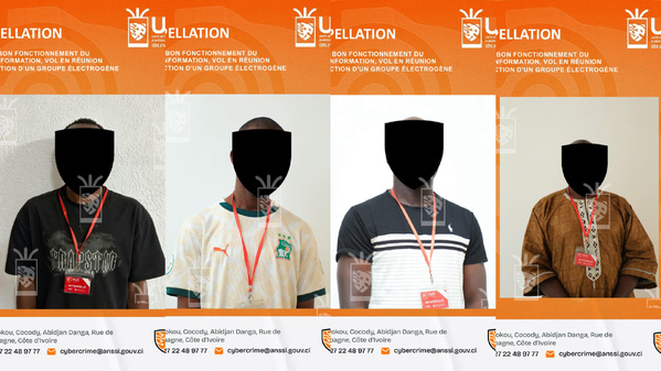 Démantèlement d'un réseau de voleurs de groupes électrogènes en Côte d'Ivoire © Crédit photo DR Démantèlement d'un réseau de voleurs de groupes électrogènes en Côte d'Ivoire © Crédit photo DR