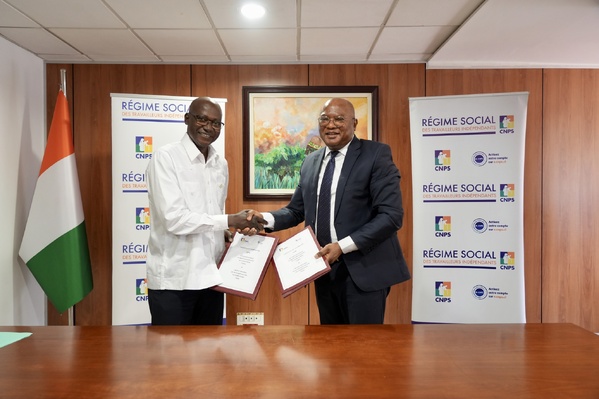 La CNPS et l'INSS scellent un partenariat de sécurité sociale © Crédit photo DR