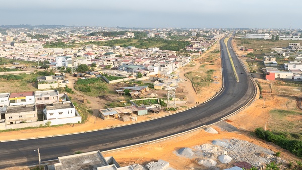 Prolongement du boulevard Germain Koffi Gadeau à Bingerville © Crédit photo DR Prolongement du boulevard Germain Koffi Gadeau à Bingerville © Crédit photo DR