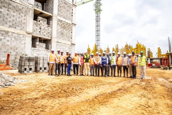 Programme de 25 000 logements sociaux en Côte d'Ivoire: la BOAD inspecte le chantier d'Akoupé © Crédit photo DR