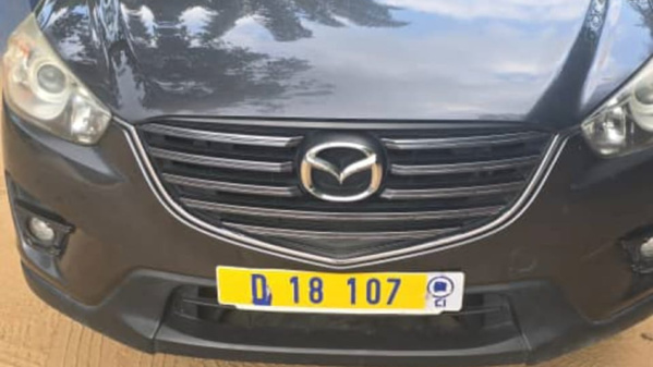 arrestation d'un conducteur avec de fausses plaques d’immatriculation en Côte d'Ivoire © Crédit photo DR