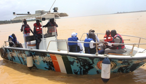 Pollution des lagunes Tendo-Ehy et Aby due à l'orpaillage clandestin en Côte d'Ivoire © Crédit photo DR