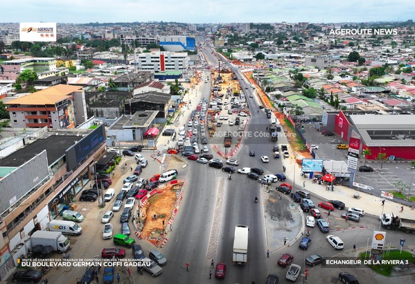 L'échangeur Riviera Palmeraie bientôt livré, 87% des travaux faits © Crédit photo DR L'échangeur Riviera Palmeraie bientôt livré, 87% des travaux faits © Crédit photo DR