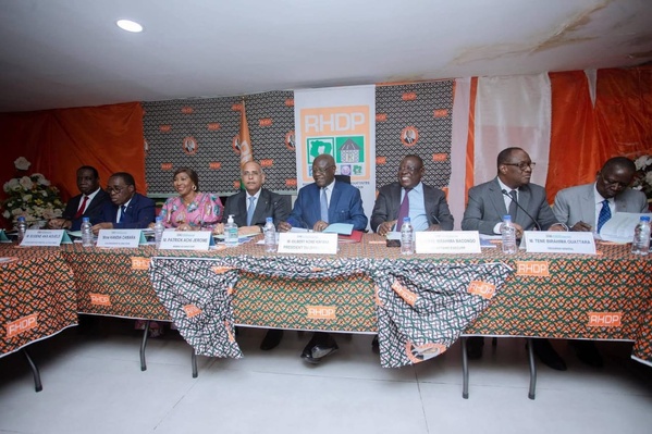 RHDP : 176 militants visés par des sanctions pour indiscipline