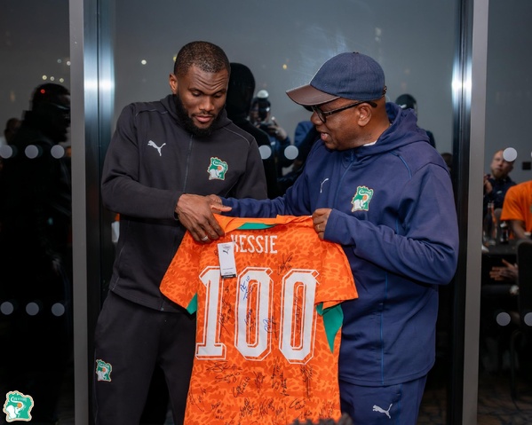 Football : Franck Kessié célèbre sa 100e sélection avec les Éléphants © Crédit photo DR Football : Franck Kessié célèbre sa 100e sélection avec les Éléphants © Crédit photo DR
