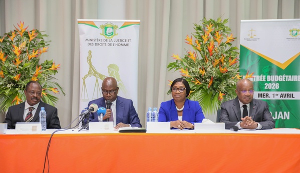 Rentrée budgétaire 2026 du ministère ivoirien de la Justice © Crédit photo DR