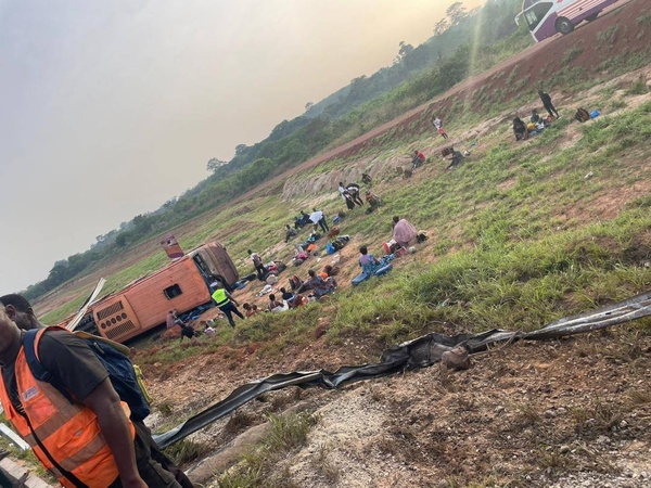 Accident UTB sur l'autoroute du Nord : 1 mort et 22 blessés graves © Crédit photo DR