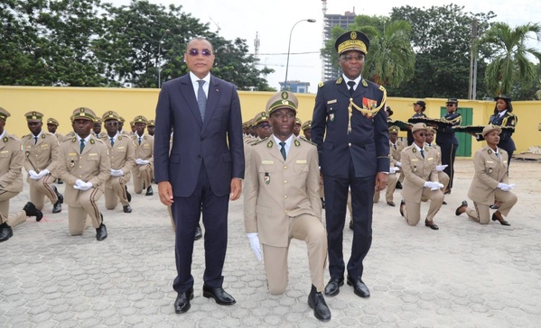 Douanes ivoiriennes : 56 nouveaux officiers reçoivent leurs galons © Crédit photo DR