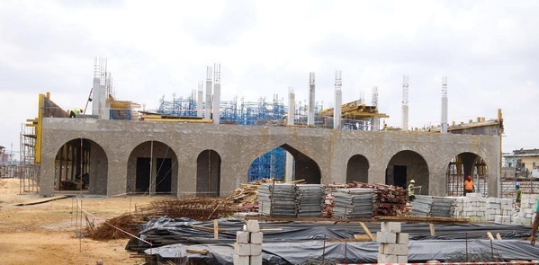 Grande mosquée d'Abobo : 25 % des travaux achevés après neuf mois © Crédit photo DR