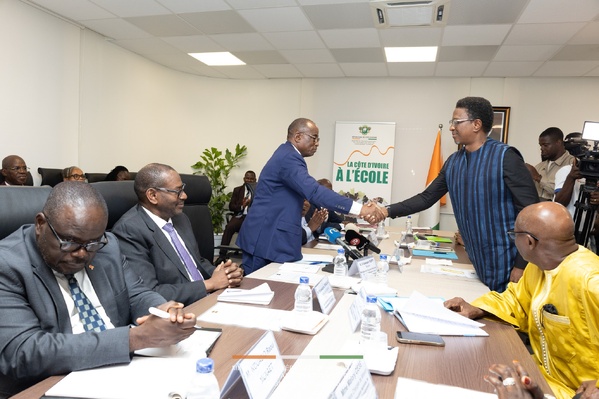 Accord éducatif Côte d'Ivoire – Guinée signé le 10 avril 2026 © Crédit photo Gouvernement - Yessouan.ci