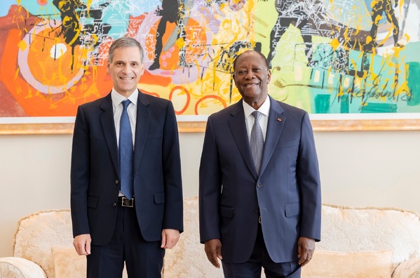 Alassane Ouattara, CMA-CGM et le Port d'Abidjan au cœur du 23 avril © Crédit photo Présidence de Côte D'Ivoire - Yessouan.ci