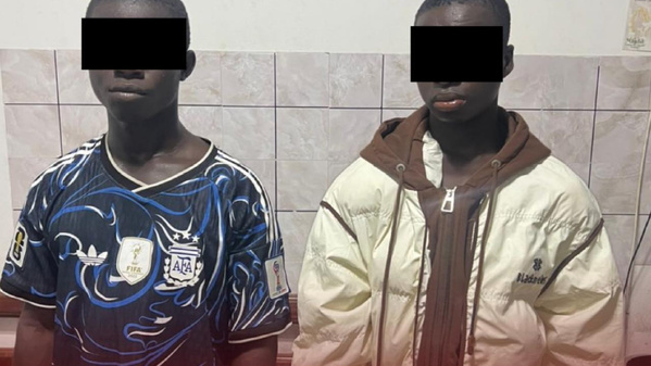 Vol de 800 000 F à Abobo : retrouvés dans un maquis, deux jeunes de 16 et 17 ans déférés  © Crédit photo Police Secours