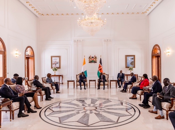 Alassane Ouattara à Nairobi, son agenda du 11 mai 2026 au Africa Forward © Crédit photo Présidence de la République de Côte d'Ivoire