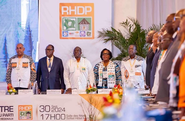 RHDP, nominations de nouveaux présidents d'instances © Crédit photo DR